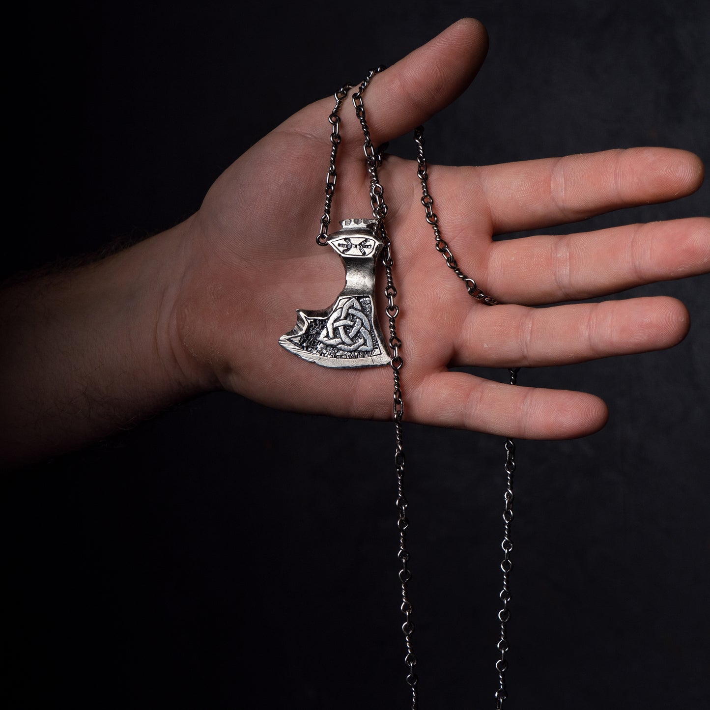 Viking Axe Necklace - Power and Beauty of the Storm Breaker