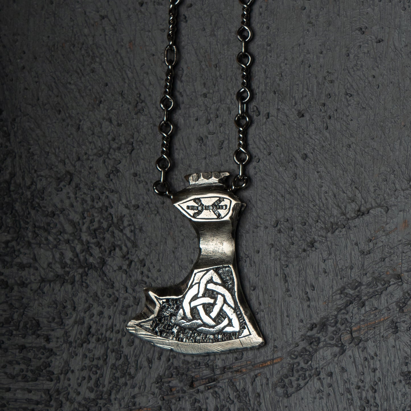 Viking Axe Necklace - Power and Beauty of the Storm Breaker