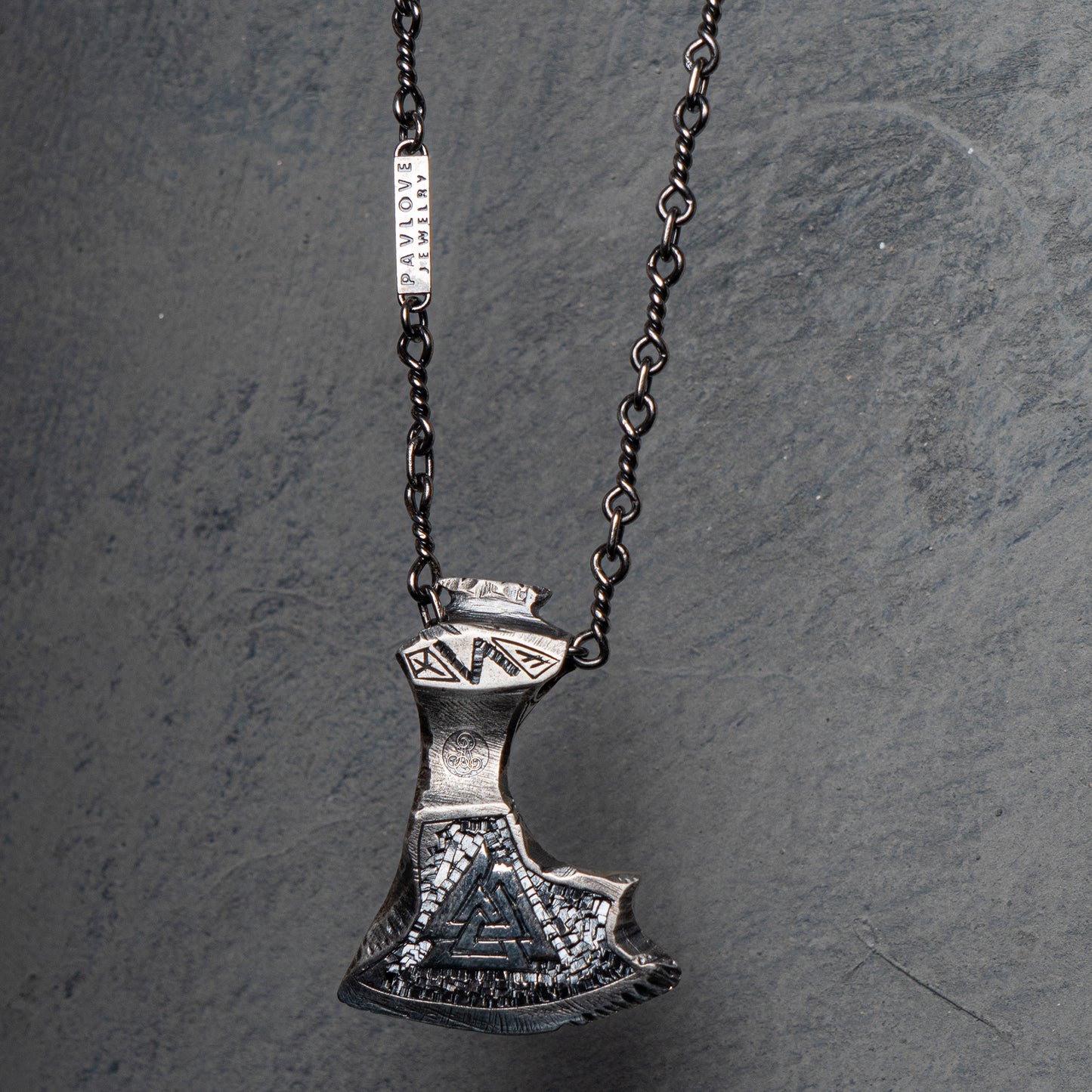 Viking Axe Necklace - Power and Beauty of the Storm Breaker