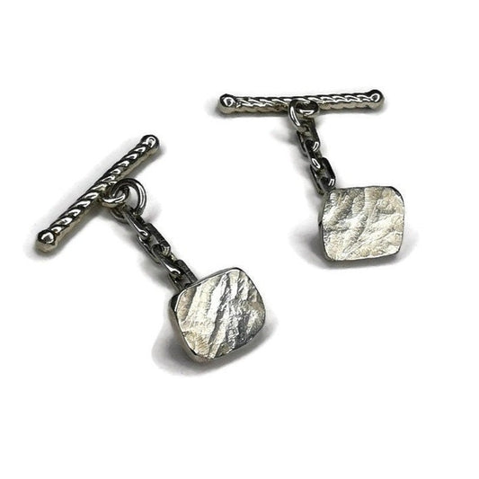 French-Inspired Handmade Chain Cufflinks - Timeless Elegance for Any Occasion