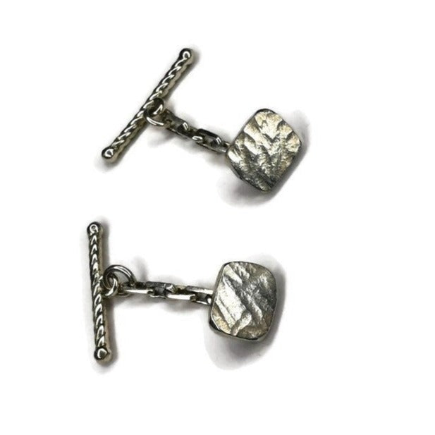 French-Inspired Handmade Chain Cufflinks - Timeless Elegance for Any Occasion