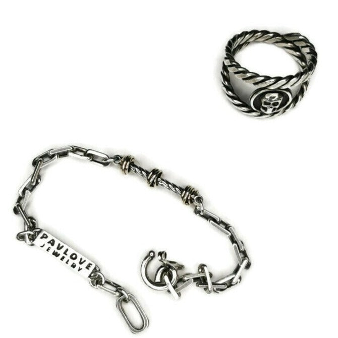Lucky Knot Anchor Weave Bracelet with Unique Six Clasp - Symbolizes Good Fortune