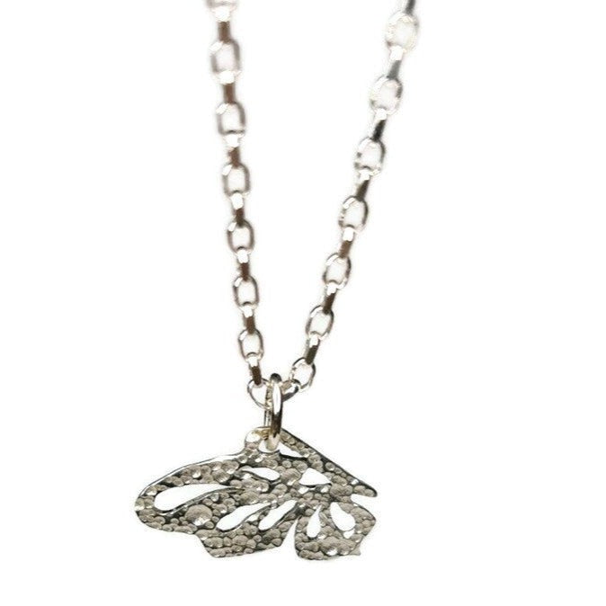 Delicate Handmade Butterfly Wing Necklace: Simple, Elegant, and Unique