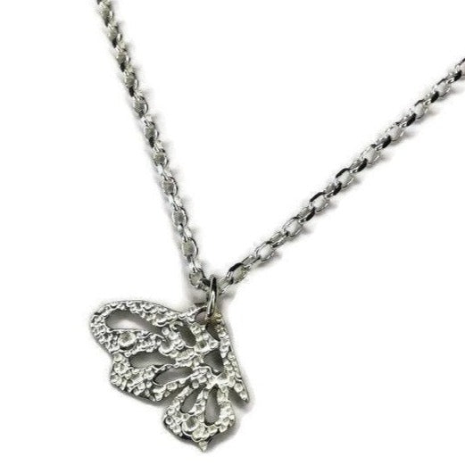 Delicate Handmade Butterfly Wing Necklace: Simple, Elegant, and Unique