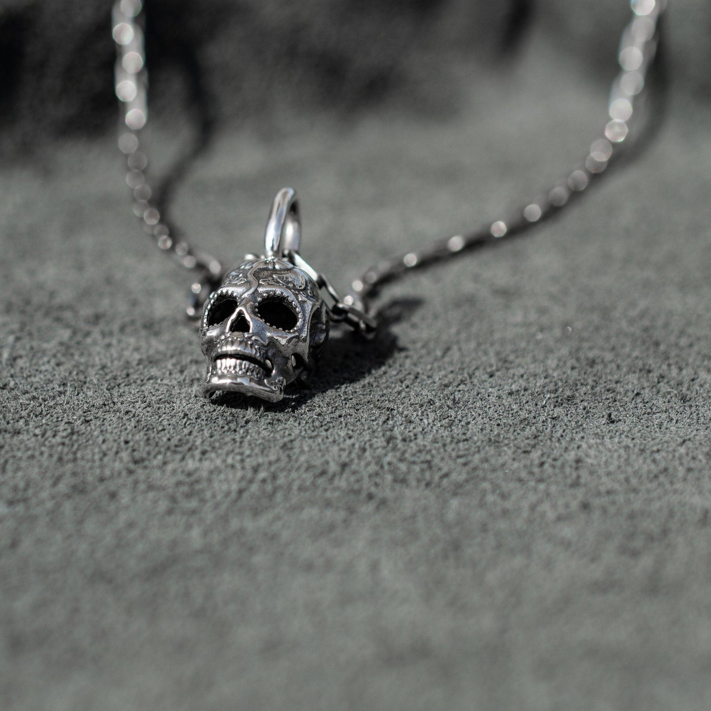 Day of the Dead Calavera Sugar Skull Necklace