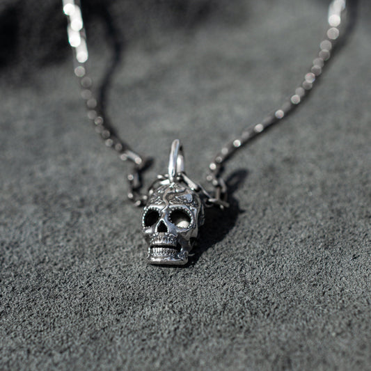 Day of the Dead Calavera Sugar Skull Necklace