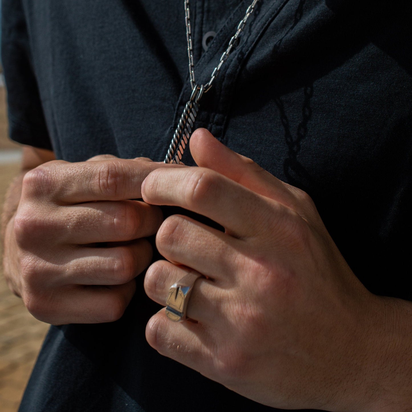 Geometric Avant-Garde Ring - A Minimalist Masterpiece