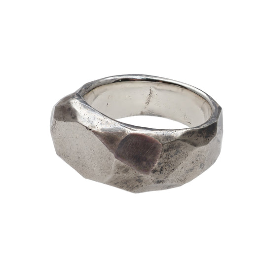 silver signet on the white background