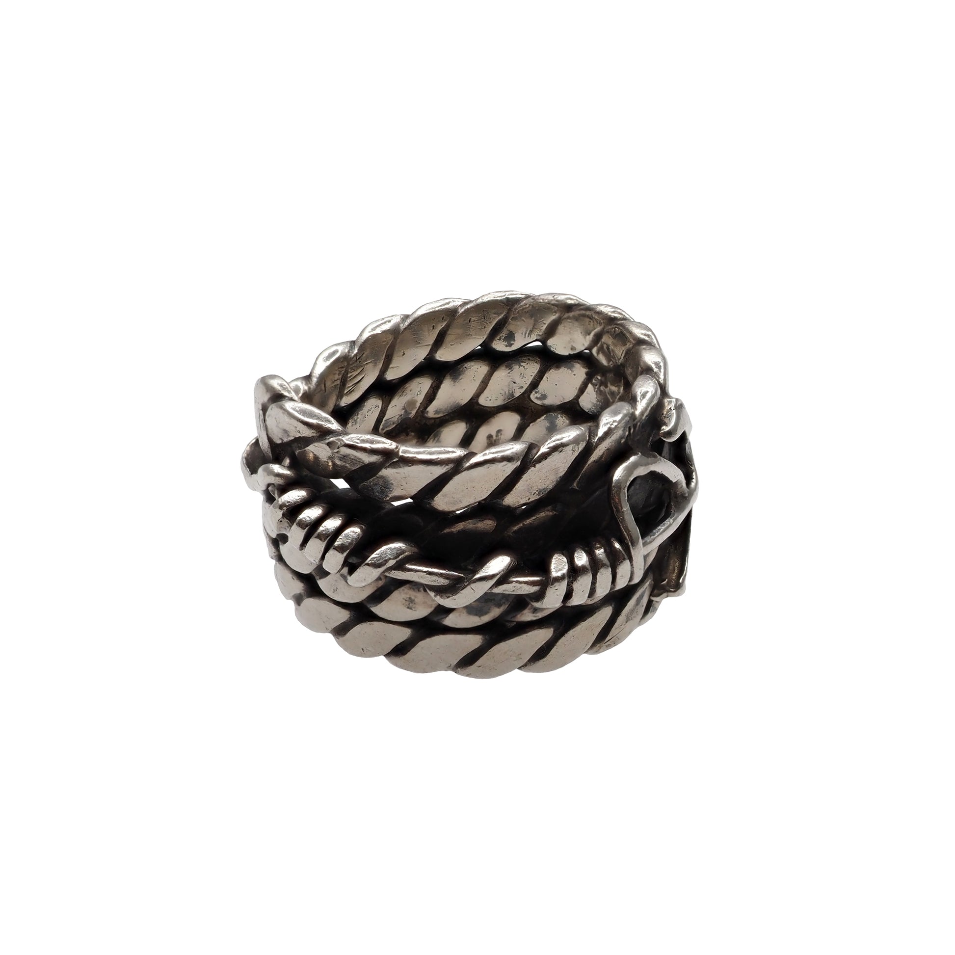 rope anchor ring on the white background