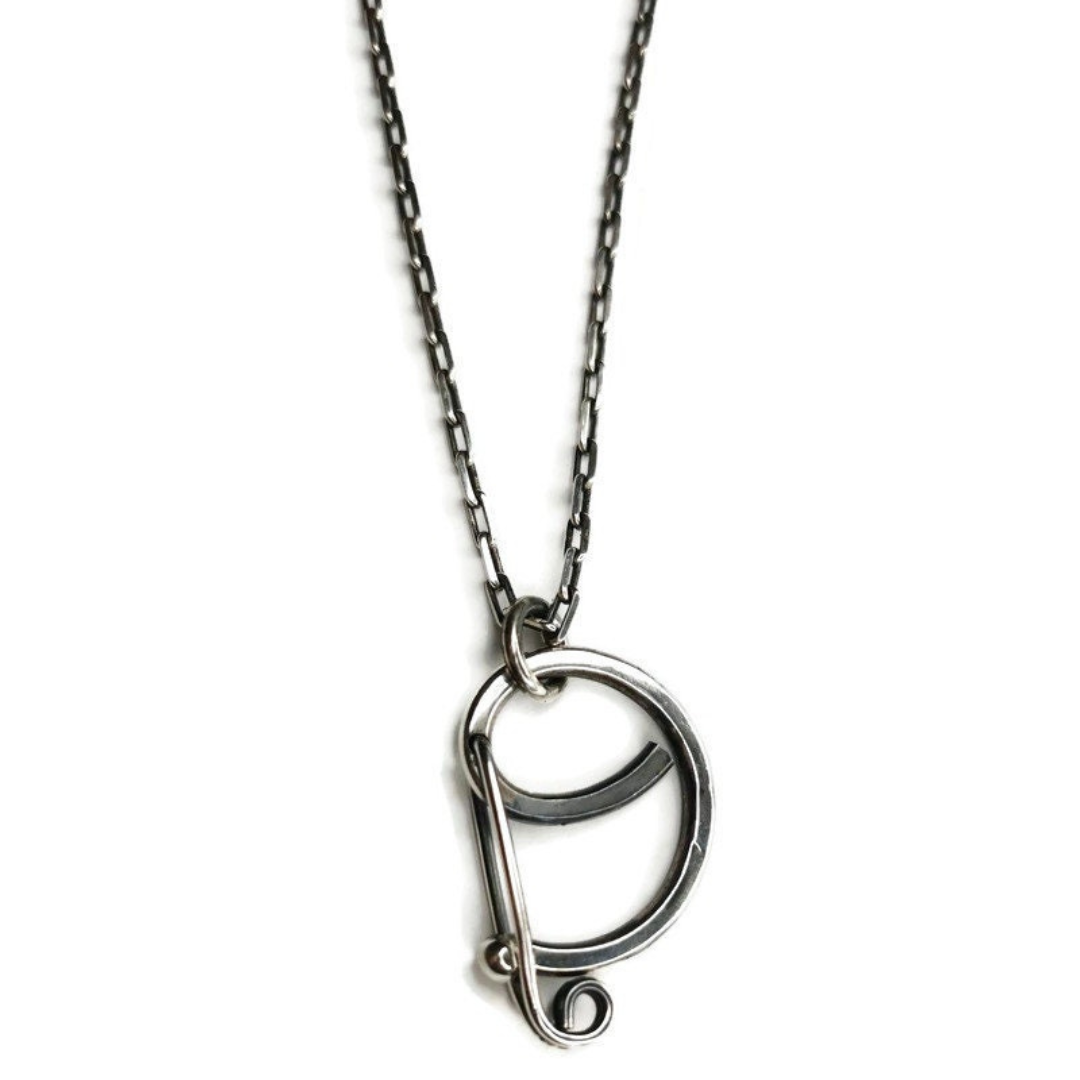 Thick Forged Ring, Sterling Silver Necklace: YOUR CHOICE OF 3 LENGTHS! –  jenkahnjewelry