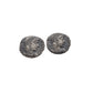 Ancient Roman Coin Earrings - Emperor Constantius II Replica in Sterling Silver