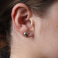 Black Diamond Pirate Skull Stud Earrings - Adventure-Inspired Jewelry for Any Occasion